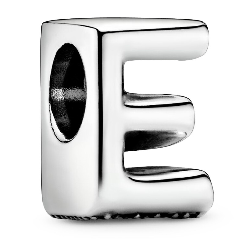 Pandora Charms Charm in argento Lettera E 797459