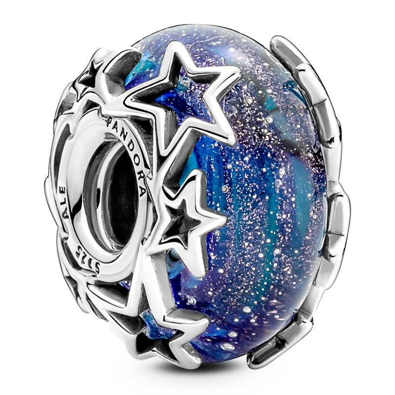 Pandora Charms Charm in vetro di Murano Galassia e Stelle 790015C00