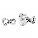 Boucles d'oreilles brillantes infini 298820C01