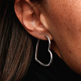 ピアス +ENGBROX+ silver925 poetry heart pearl earring EBEA23052 Q925 Gaspeite Heart Dangle Earrings | Dainty Green Stone