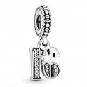 16 Years of Love sterling silver pendant charm 797261CZ