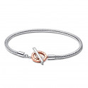 Bracciale Pandora Moments Catena a serpente con chiusura a T 582309C00