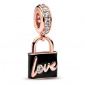 Charme pendentif cadenas d'amour 782508C01