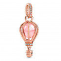 Charm Colgante Globo Aerostático Rosa Brillante 789434C01