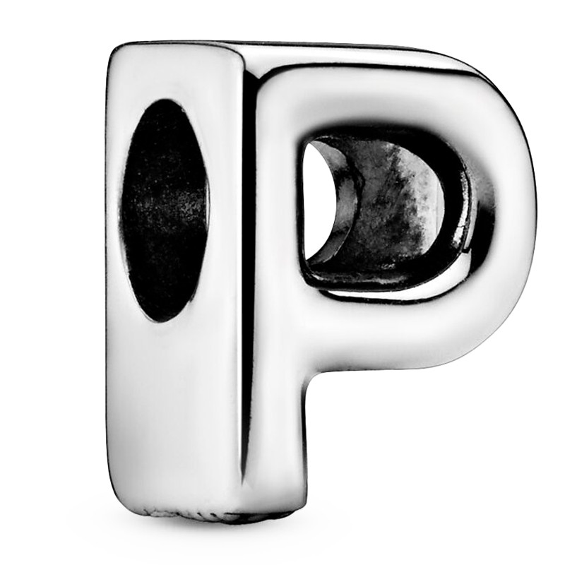 Pandora Charms Charm in argento Lettera P 797470