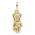 Marvel's The Avengers Infinity-Handschuh-Anhänger-Charm mit Goldbeschichtung 14 760661C01