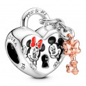 Disney Mickey and Minnie Mouse Padlock Charm 780109C01