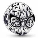 Charm M&aacute;scara de Spiderman de Marvel Pandora Plata Esterlina