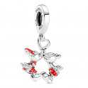 Disney Mickey et Minnie Mouse Kiss Pendentif Charm 790075C01