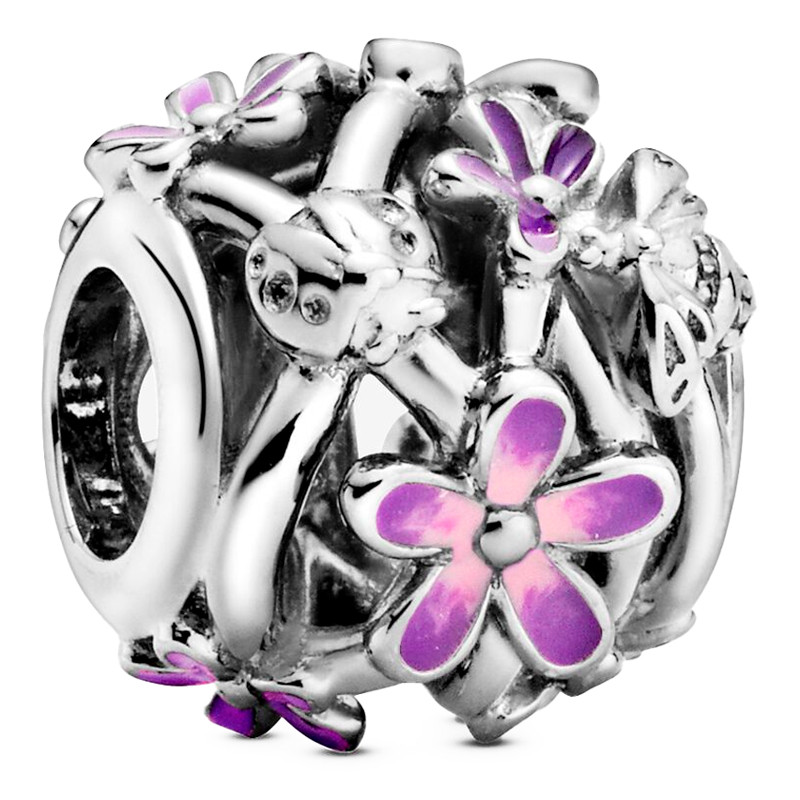 Pandora Charms Ciondolo in filigrana margherita viola 798772C02