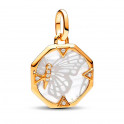 Pandora ME Pearly Butterfly Medaillon-Charm 763366C01