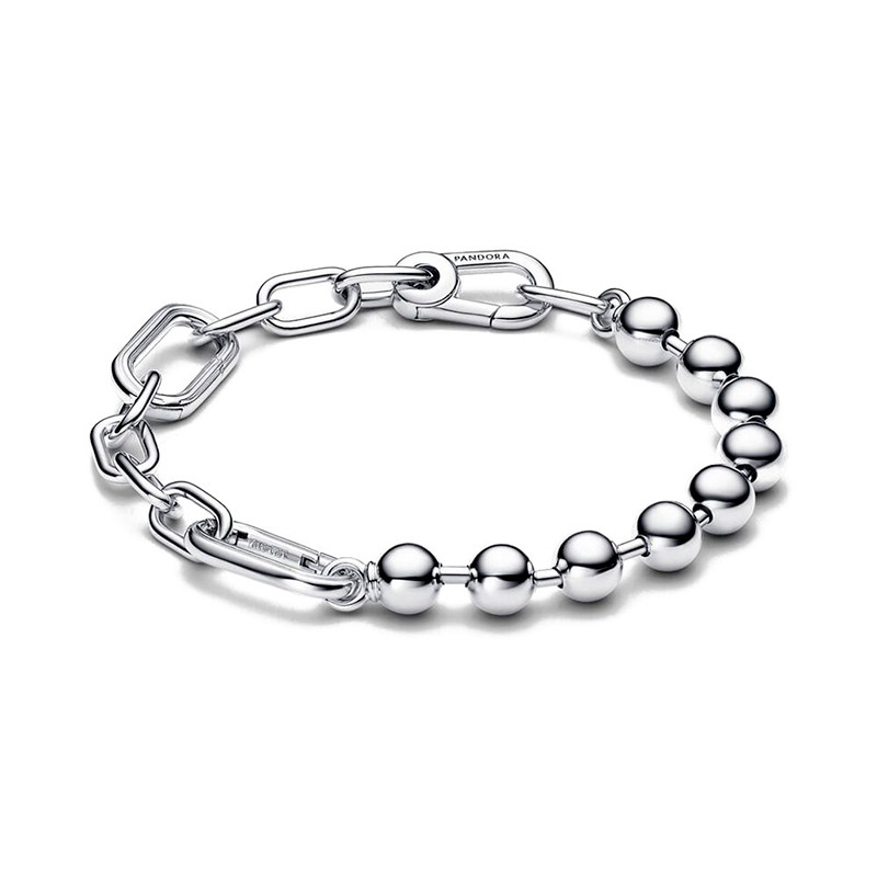 Pandora Bracciali Bracciale a maglie e perline di metallo Pandora ME 592793C00
