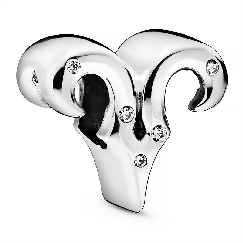Pandora Charms Ciondolo zodiacale Ariete luminoso 798416C01