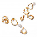 organic-shape-hoop-earrings-with-freshwater-cultured-pearl-263261c01
