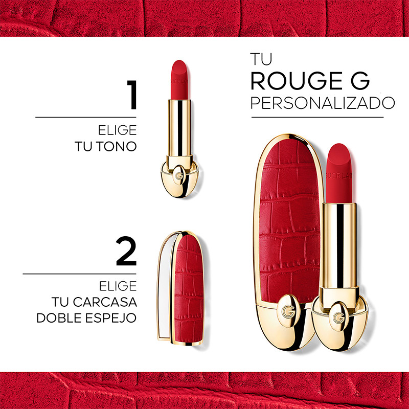 Guerlain Rouge G Case Carcasa Joya Con Doble Espejo Barra De Labios – imagen 6