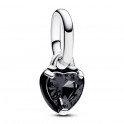 Pandora ME Mini pendentif chakra coeur noir