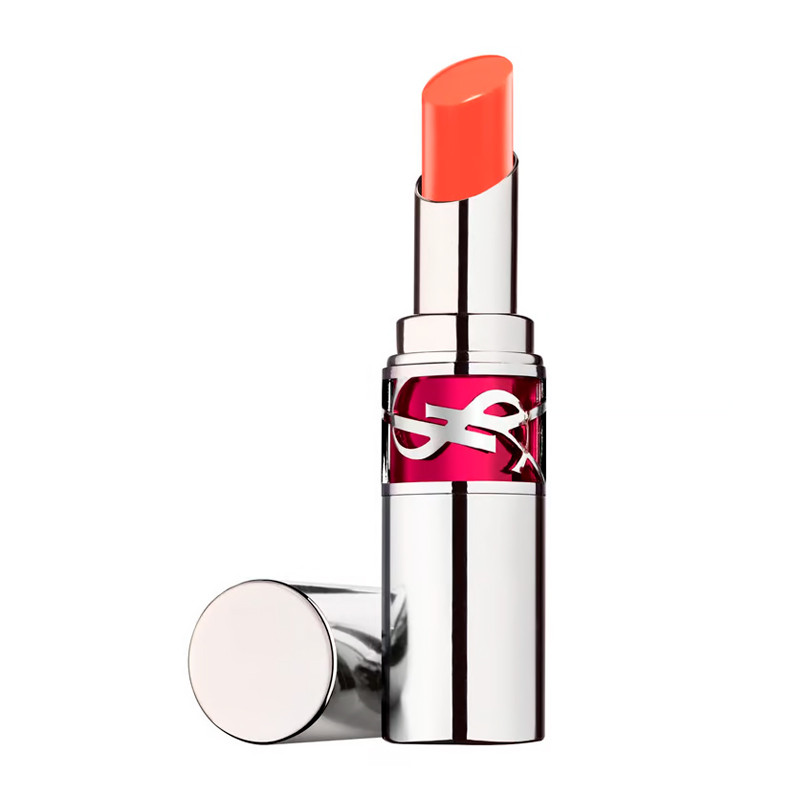 Yves Saint Laurent 12 Coral Excitment Lipstick Loveshine Candy Glaze Gloss Effect Lipstick