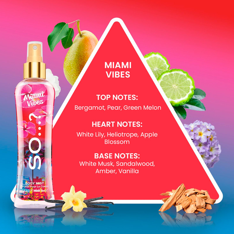 So...? Miami Vibes Body Mist – imagen 2
