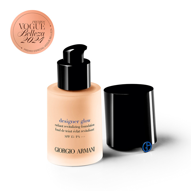 Armani Bases Maquillaje Designer Glow Fondo de Maquillaje con Ácido Hialurónico
