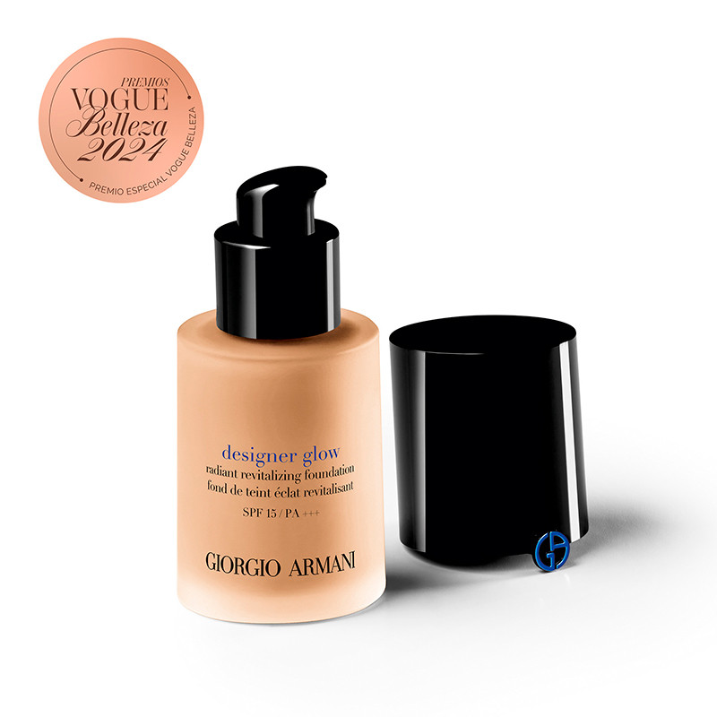 Armani Fluid base Designer Glow Makeup Foundation with Hyaluronic Acid
