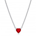 Sparkling Halo Heart Necklace 392542C01