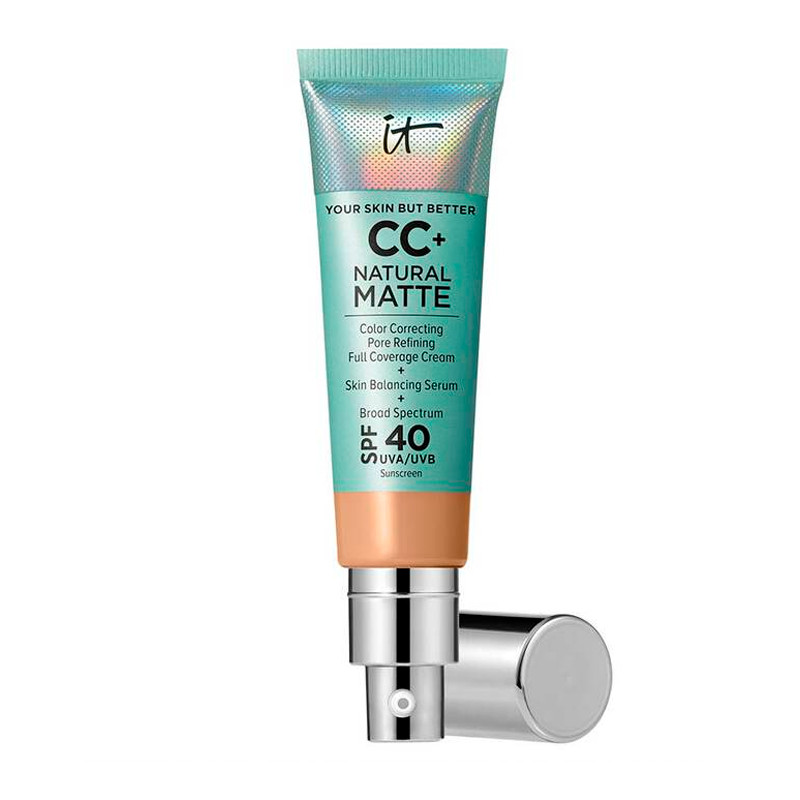 It Cosmetics Fondotinta Cc+ Cream Natural Matte Foundation With Spf 40 Base per il trucco con protezione NEUTRAL TAN (W)