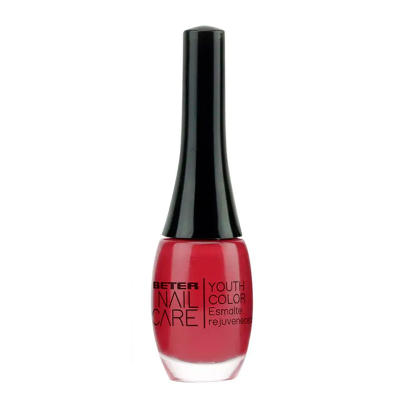 Beter 035 Silky Red Nail Polish Youth Color Color Nail Polish + Tortalizing Treatment