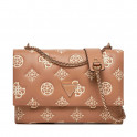 BORSA A TRACOLLA CON LOGO DEESA TAUPE