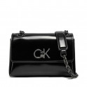 Small shiny convertible shoulder bag