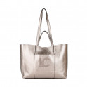 BORSA SHOPPER EFFETTO METALLIZZATO