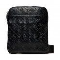 MILANO DEBOSSED FLAT CROSSBODY BAG