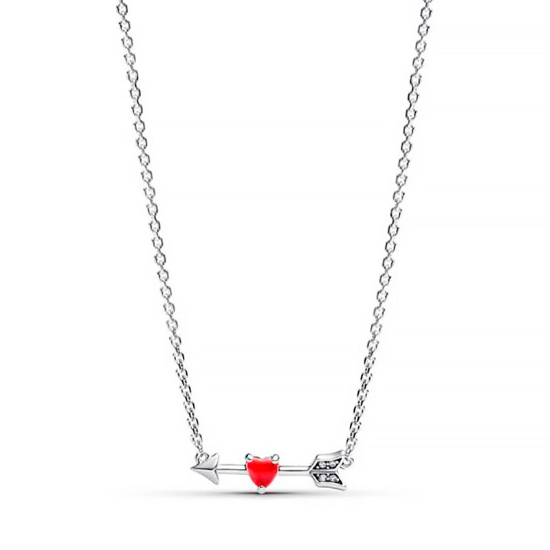 Pandora Collar Flecha & Corazón Cristal de Murano 393669C01