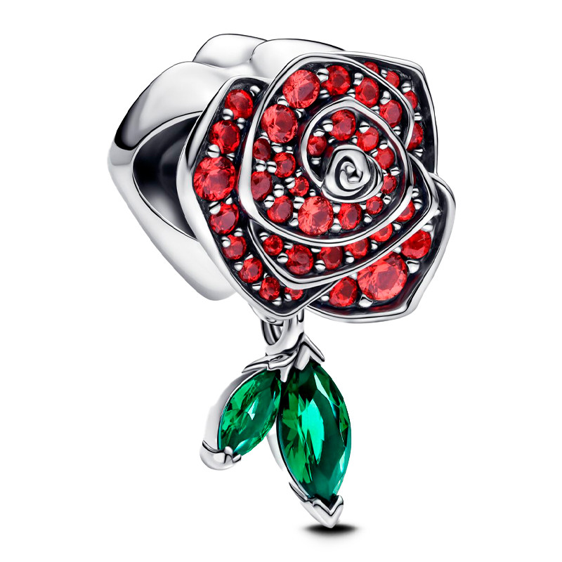 Pandora Charms Ciondolo rosa in fiore brillante 793201C02