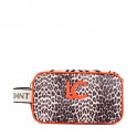 PATCHWORK-NADELTASCHE MIT ANIMALPRINT