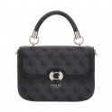 ORLINA LOGO TOP HANDLE FLAP BAG