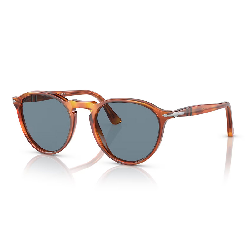 Persol Vintage Style Sunglasses With Metal Elements - Unisex - Sunglasses - Orange - 53 Mm - Accessories - Image 3