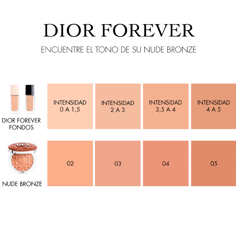 Dior FOREVER NUDE BRONZER GLOW polvos bronceadores #02-Light – imagen 4