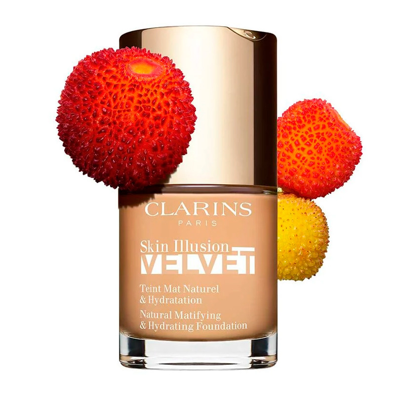 Clarins Fondotinta Skin Illusion Velvet Makeup Siero finitura opaca 110N