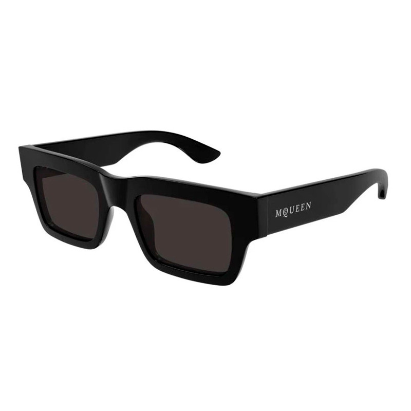 Alexander McQueen AM0508S 001 Men's Sunglasses Black Size 50