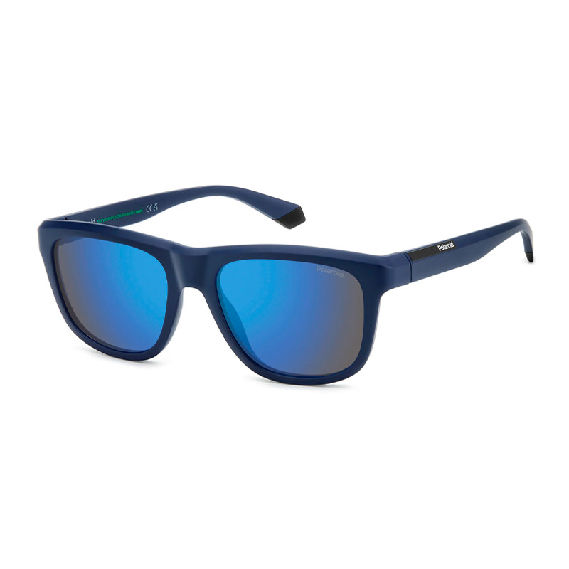 Polaroid PLD 2163/S Polarized FLL/5X Men's Sunglasses Blue Size 54