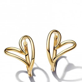 Organic Heart Shape Hoop Earrings 263807C00 - Sabina