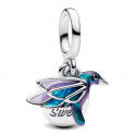 Double Hummingbird Pendant Charm 793746C01