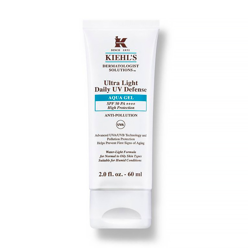Kiehl's Creme Solari Viso Ultra Light Daily UV Defense Aqua Gel SPF 50 PA ++++ Protezione solare per pelle grassa