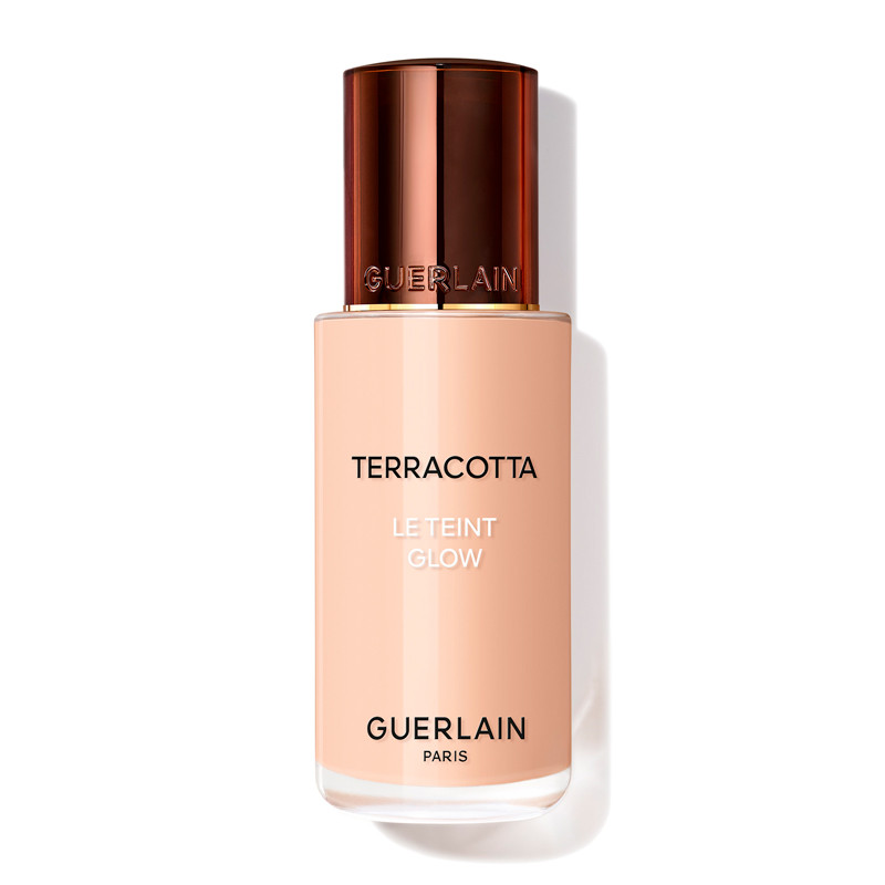 Guerlain 1C Cool,Rosé Fluid Base Terracotta Le Teint Glow Long-Lasting Natural Luminosity Foundation 1C Cool / Rosé