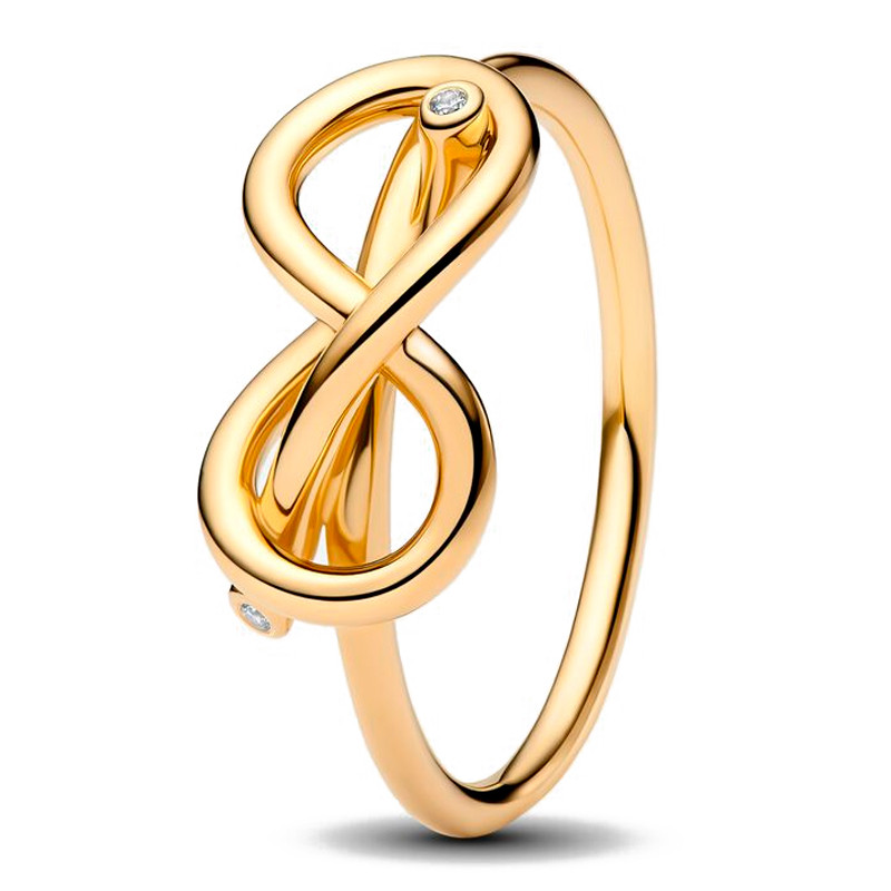 Pandora Anillo de nudo infinito 163759C01