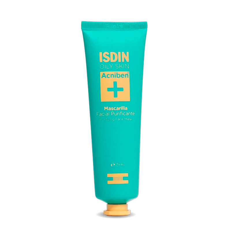Isdin Women's White Face Skin Care Acniben Face Mask Purifying Facial Mask