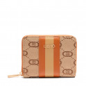 CARTERA CON CREMALLERA EN JACQUARD
