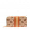 CARTERA DE JACQUARD CON CREMALLERA ALREDEDOR