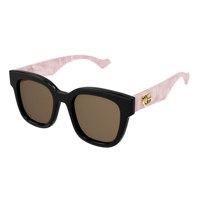Gucci Woman Sunglass GG0998S - Frame color: Black, Lens color: Brown