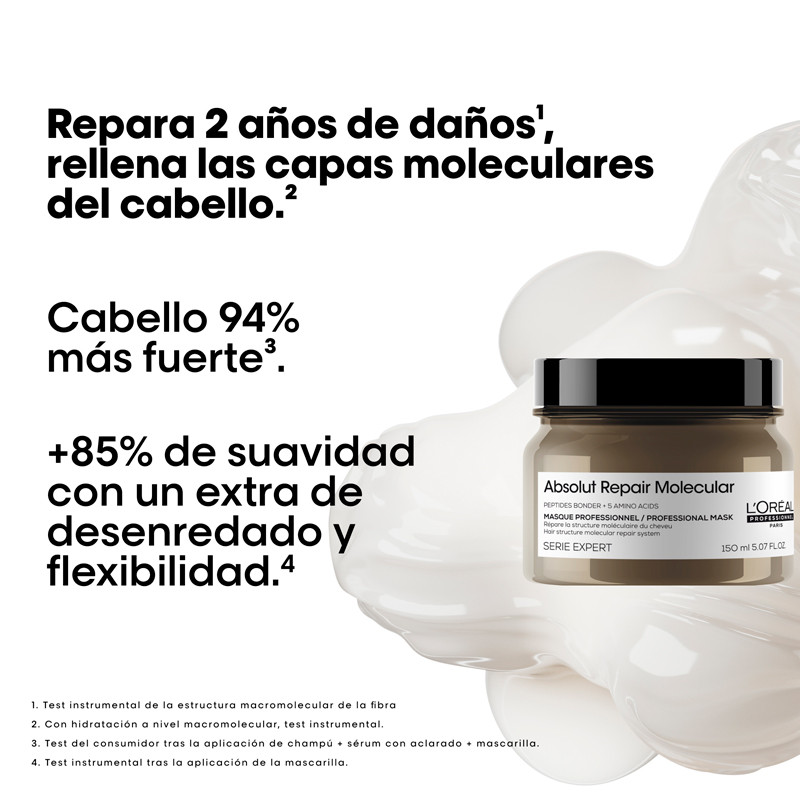 Loreal Professionnel Absolut Repair Molecular - Mascarilla Con Aclarado – imagen 2